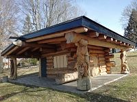 najväčšia drevená stavba, ktorú sme v obci našli