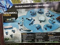 infopanel - usadené horniny a moravská droba