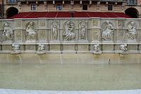 pohľad na čelo fontány