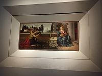 Zvestovanie, Leonardo da Vinci