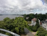 pohľad z rozhľadne na Dunaj