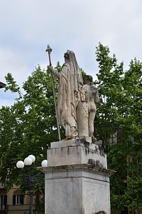 socha Márie Luisy Bourbonskej ( 1782 - 1824 ) - dcéra španielského kráľa