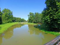 jazierko v parku s Lujzinym ostrevčekom