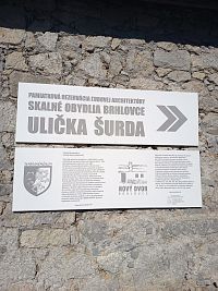 smer skalné obydlia Brhlovce
