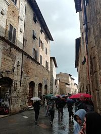 pri odchode nám trocha pršalo