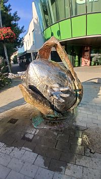 Vajce sa vrátilo na pešiu zónu po oprave jún - júl 2025