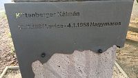 Busta Kálmána Kittenberga, zomrel v maďarskom meste Nagymaros 4.1.1958