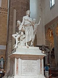 hrob Leona Battista Albertiho (1404 - 1472) - humanista, spisovateľ, básnik, architekt a kňaz