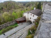 pohľad na štvrté nádvorie