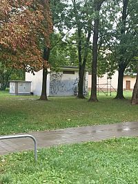 trafostanica sa mení na obrazáreň pod holým nebom