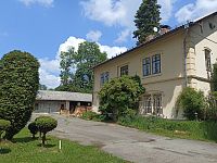 domček záhradníka, dnes tu býva majiteľka zámku