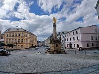 mariánsky morový stĺp na Hornom námestí