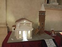 maketa blízkeho kostolíka Panny Mária Anjelskej