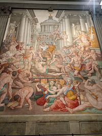 freska Utrpenie sv. Vavrinca od Bronzina