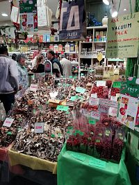 sušené hríby a papriky