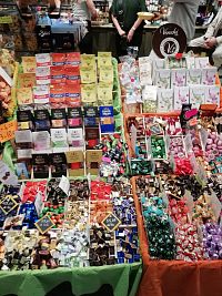 cukríky rôznych chutí