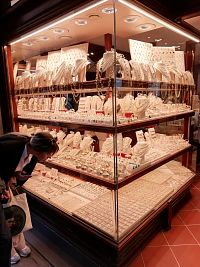 obchody so zlatom na moste Ponte Vecchio