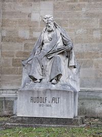 Rakúsko - Viedeň - Pamätník maliarovi Rudolfovi von Alt