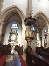 ranobaroková kazateľnica 16. - 17. stor.