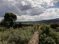 časť múru opevnenia postaveného v polovici 14. storočia