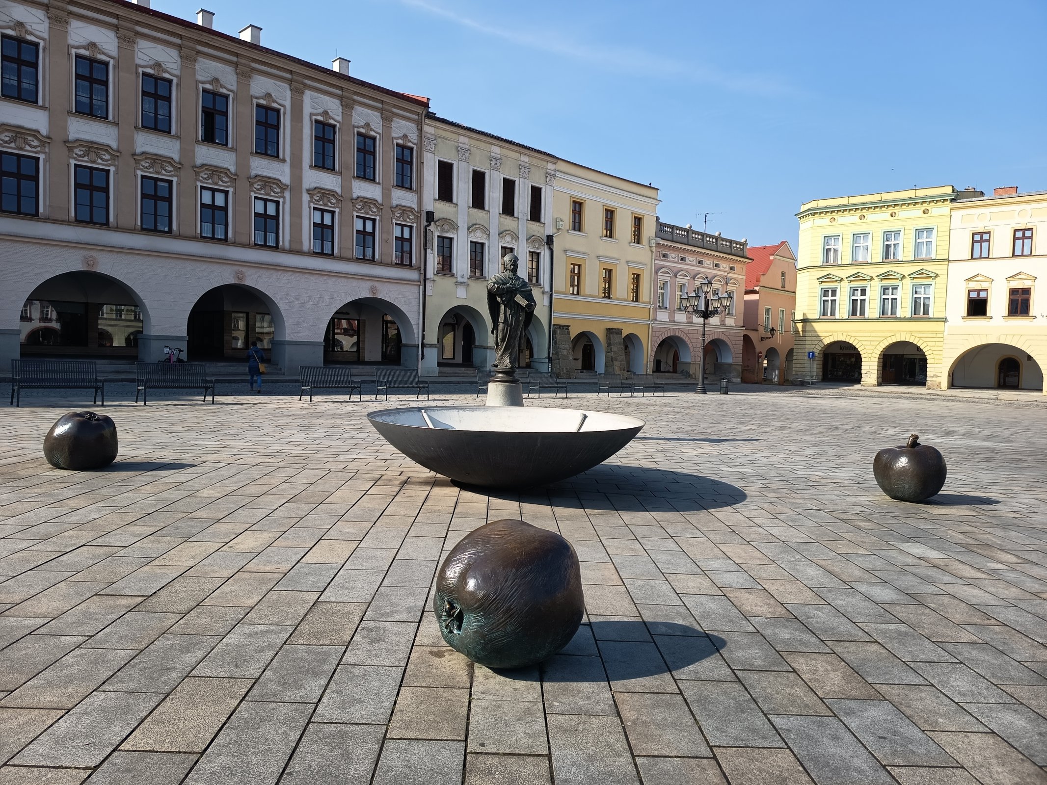 Nový Jičín - Socha sv. Mikuláša na Masarykovom námestí