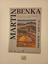 pozreli sme si aj výstavu obrazov Martina Benku, v sále bolo ale zakázané fotografovanie