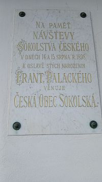 ďalšia pamätná doska z roku 1898