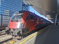 príchod do Viedne na hlavnú stanicu