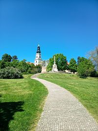 príchod k Nitrianskemu hradu