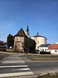 Farská bašta neďaleko farského kostola z roku 1613