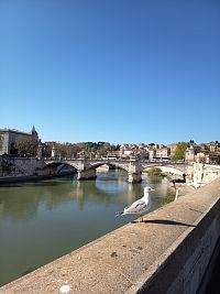 pohľad na vedľajší most - Most Viktora Emanuela II. (Ponte Vittorio Emanuele)