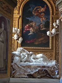 Berniniho socha "Beata Ludovica Albertoni"