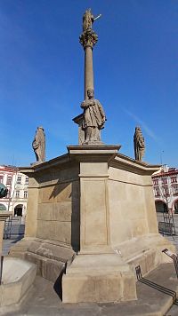 Morový stĺp postavený v roku 1710