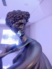 detail otáčajúceho sa Davida