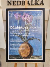 Dáždniková ulica s Tulipánmi od Ivana Štubňa (1959)