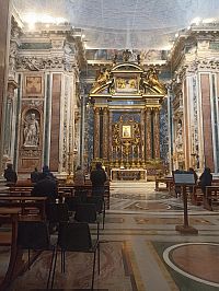pohľad na obraz Salus Popoli Romani (Spása rímskeho ľudu)