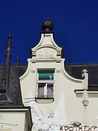 detail výzdoby lekárne