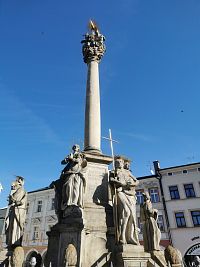 stĺp Najsvätejšej Trojice z roku 1704