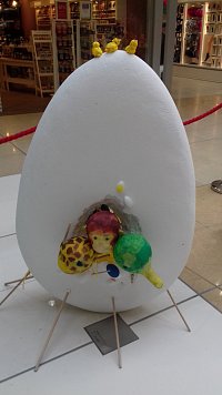 zvieratka v obrom vajíčku