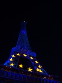 Eiffelova věž při předsednictví Francie