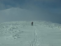 Třídenní skialpinistický přechod hřebene Krkonoš z Maršova na Medvědín