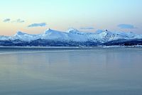 Pohled ze silnice před Narvikem
