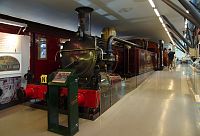 Parní lokomotiva podzemní dráhy z roku 1866