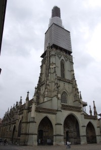 Bernská katedrála - bohužel v opravě