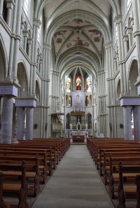 Interiér kostela sv. Petra a Pavla