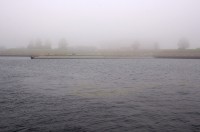 Za mlhou hustou tak, že by se dala krájet, leží hrad Kronborg