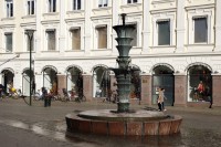 Kašna na náměstí Gustav Adolfs torg