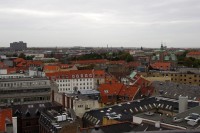 Výhled z věže na Kodaň