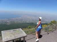 Pohled z Vesuvu na Neapol