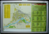 Informační tabule s plánem města